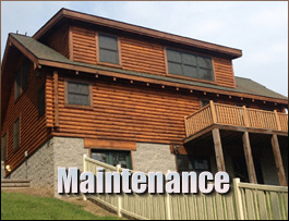  Lower Salem, Ohio Log Home Maintenance