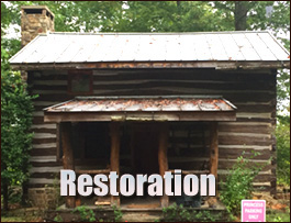 Historic Log Cabin Restoration  Lower Salem, Ohio